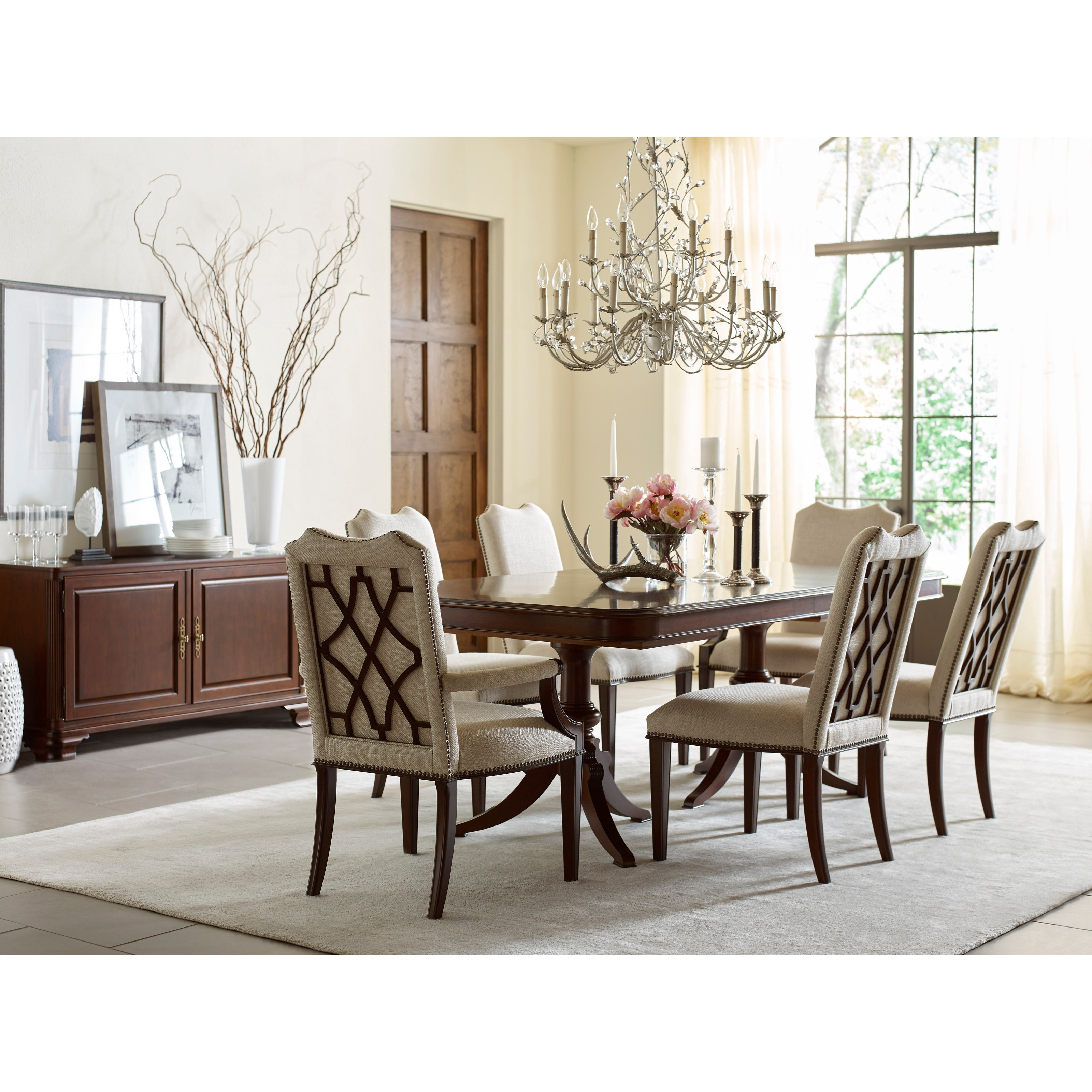 Kincaid Furniture Hadleigh 607 Dining Room Group 1 Formal Dining Room Group Wayside Furniture Mattress Formal Dining Room Groups